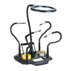 Držač za štampanu ploču sa lupom