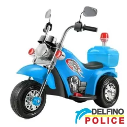 Motor na akumulator Delfino Police Plavi