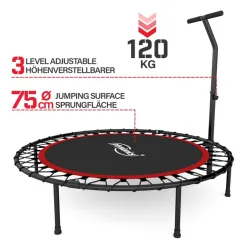 Fitnes trambolina sa drškom 101 cm (crvena)