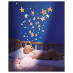 Muzička lampa projektor Uspavane zvezde Chicco roze