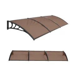 Nadstrešnica 300x100cm Crna Bronza 5mm Leksan