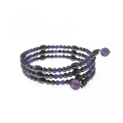 Niska od hematita kraća Ametist