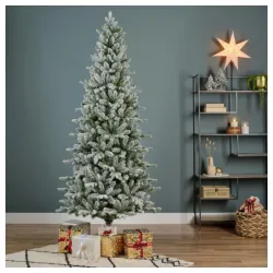 Novogodišnja jelka Killington fir snežna D113cm H240cm Everlands 684098