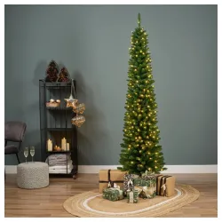 Novogodišnja jelka Pencil Pine sa lampicama 210cm Everlands 670235