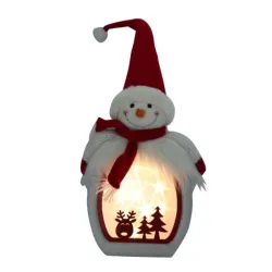 Novogodišnja dekoracija Sneško Belić 65cm Charmed