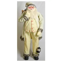 Novogodišnja figura deda Mraza sa džakom i fenjerom 150 cm Novogodišnja figura deda Mraza sa džakom i fenjerom 150 cm