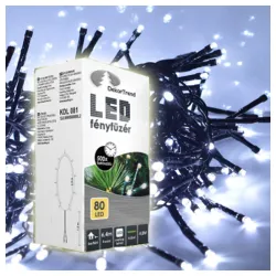 Novogodišnje hladno bele LED lampice 80 sijalica