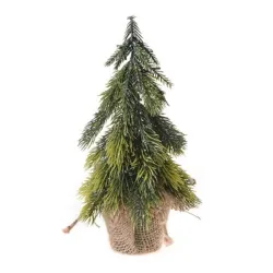 Novogodišnje jelke u saksiji miks 23cm Deco wood