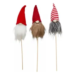 Novogodišnji vilenjak na štapu 37 cm