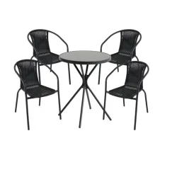 Baštenska garnitura Napoli 4 stolice i sto