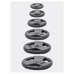 Olimpijski gumeni tegovi 3D 2x1,25kg