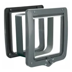 Vratanca četri načina otvaranja sa tunelom 24x28 Siva