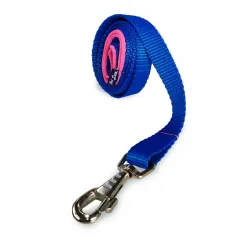 Povodac za psa Pet line sa licem plavim 120 cm