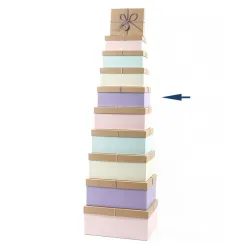 Ukrasna kutija pastel 27x11x21cm