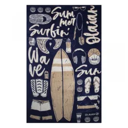 Peškir za plažu icon blue surf  145x85cm 