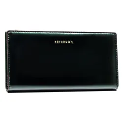 Novčanik ženski Peterson Slim Crno zeleni