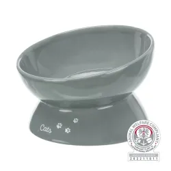 Činija XXL sa postoljem od keramike 035l/17cm siva