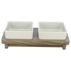 Činija city style 2x0 4l/12cm/30x4x12cm sivo/braon