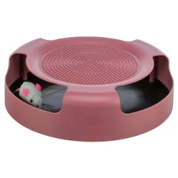 Igračka uhvati miša plastika 25x6 cm roze i zelena