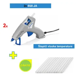 Pištolj za lepak Dremel 910  2 kom + Štapiće visoke temperature