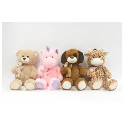 Plišana igračka životinja sa bebom 80 cm, 4 vrste