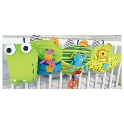 Plišana ogradica za krevetac krokodil Biba Toys
