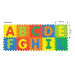 Podne puzzle - Alfabet 10 kom 32X32 cm Podne puzzle - Alfabet 10 kom 32X32 cm