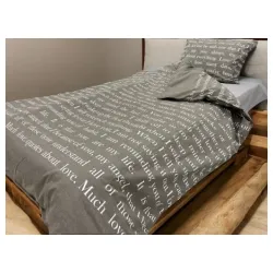 Posteljina 135x240cm Letter