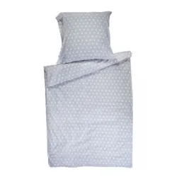 Dečija posteljina 140x100cm grey stars 