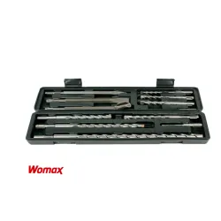 Burgija i dleta Womax SDS-plus 12kom