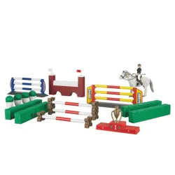 Prepone i prepreke za konje sa figurom konja i figura Bruder 625306