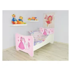 Dečiji krevet Happy Kitty – Princess and Horse 140x70 cm