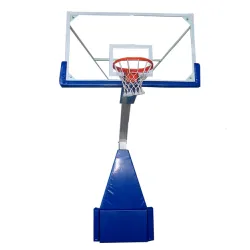 Sklapajuća profesionalna košarkaška konstrukcija sa staklenom tablom 1800x1050