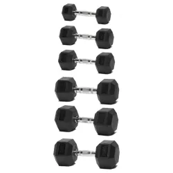 Gumeni tegovi HEX Pro - 3 kg