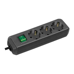 Razvodnik sa 3 mesta 3m 1.5mm2 + prekidač