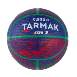 Lopta za košarku k500 resist veličine 3 dečja plavo/crvena