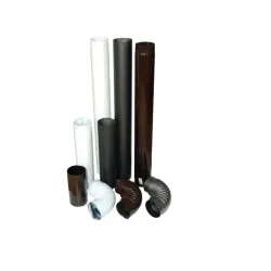 Dimovodna cev krivina emajl bela