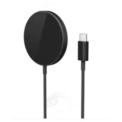 Bezicni punjac 15W crni 