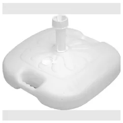 Postolje za suncobran belo 45x45cm - 20lit