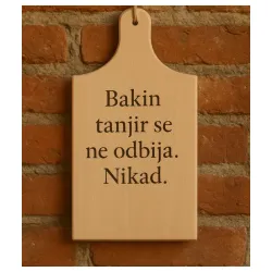 Daska za sečenje Bakin tanjir 