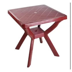 Sto plastični 70x70 Bordo 1648