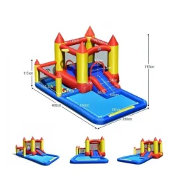 Zamak na naduvavanje sa bazenom 400 x 280 cm 1459