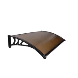 Nadstrešnica 150x100cm Crna Bronza 5mm Leksan