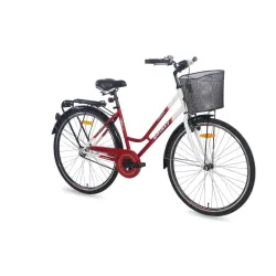 Bicikl Classic 28" bordo/bela 650176