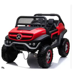 Dečiji Auto na akumulator Mercedes 291 Unimog Crveni