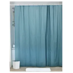 Zavesa za kadu 180x200 cm eva laser blue peacock tendance