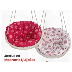 Novogodišnji jastuk za Makrame Ljuljaške 