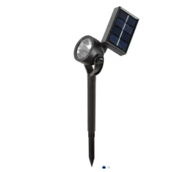 Solarna lampa Sprav 9xV39 crna