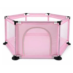 Prenosiva ogradica za decu 615 Roze 