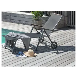 Ležaljka Brene 79x187 crna